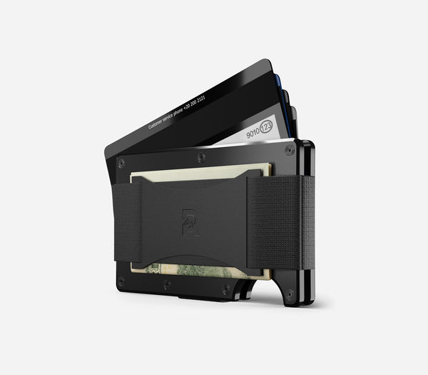 Aluminum Black Wallet Cash Strap