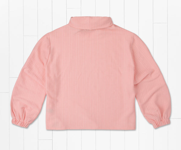 Carolina Cozy Knit Funnel Neck Sweater Azalea