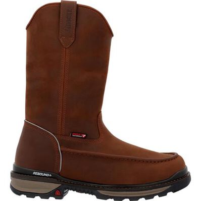 Rams Horn Waterproof Pull-On Work Boot