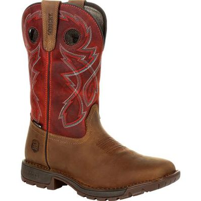 Legacy 32 Waterproof Boot - Tan/Red