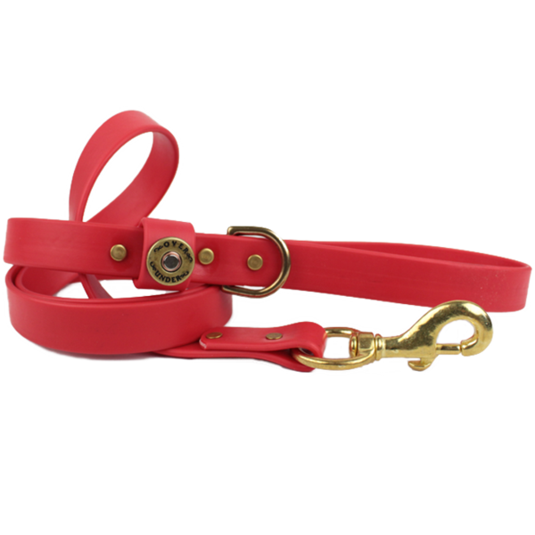 Water Dog Leash Red