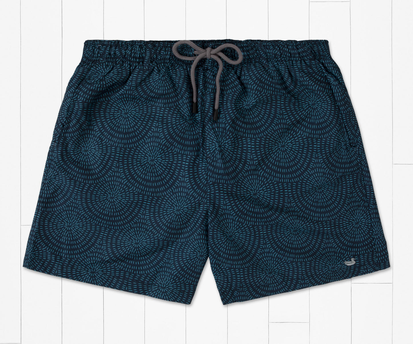 Bodrum Straits Lined Swim Trunk Navy