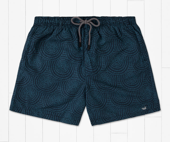Bodrum Straits Lined Swim Trunk Navy