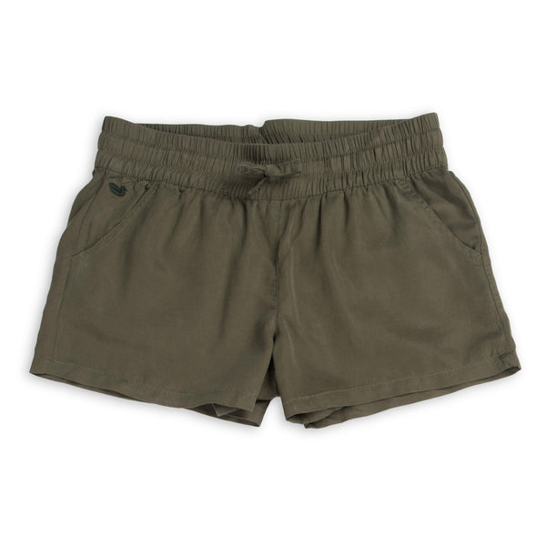 Rachel Relaxed Shorts - Olive