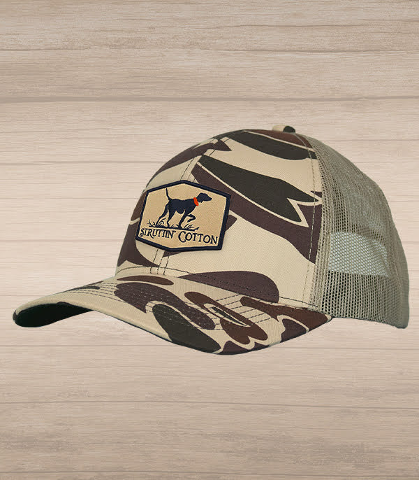 Pointer Patch Trucker - New School Camo