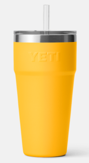 Rambler 26 oz Stackable Cup With Straw Lid Alpine Yellow