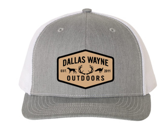 Dallas Wayne Outdoors PDT Patch - Heather Grey/White