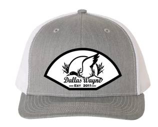Dallas Wayne Polar Logo Patch - Heather Grey/White