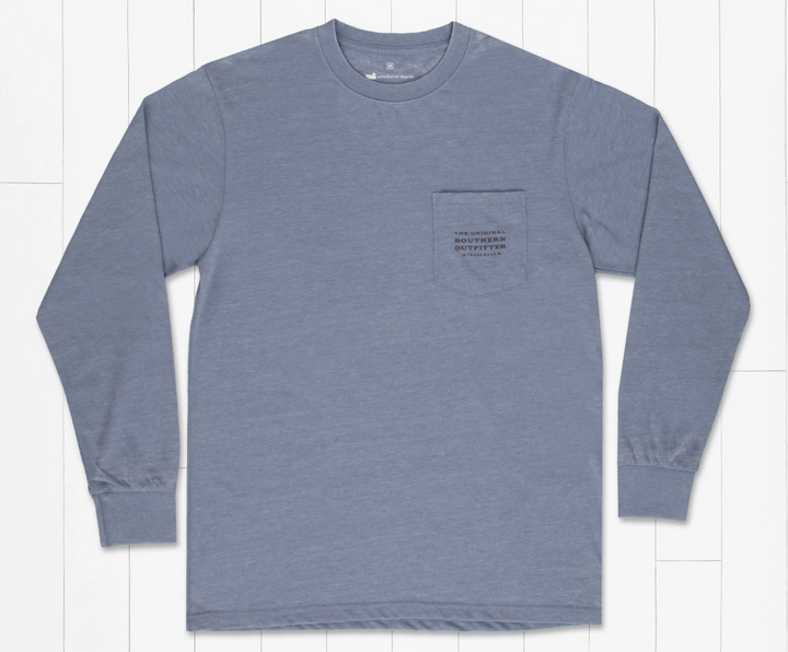 LS SEAWASH™ Tee - Waterfowl Feathers Washed Blue