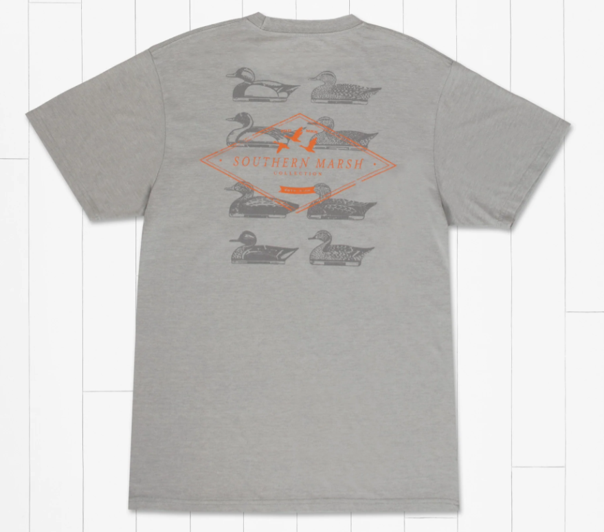 SEAWASH™ Tee - Decoy Stamp Grey