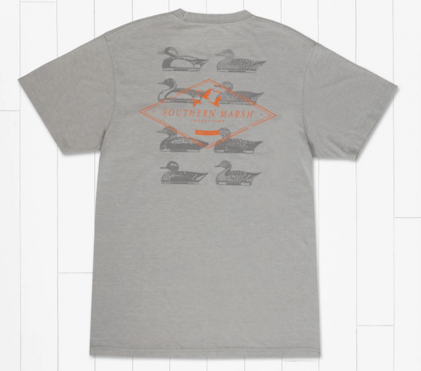 SEAWASH™ Tee - Decoy Stamp Grey