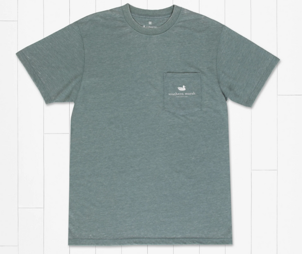 SEAWASH™ Tee - Decoy Stamp Burnt Sage