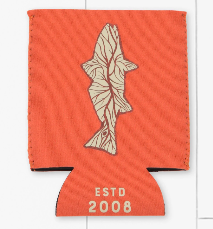 Delta Fish Coozie - Orange