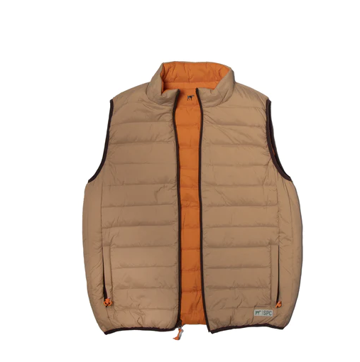 Youth Field Series Reversible Down Vest Pumpkin Tan