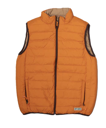 Youth Field Series Reversible Down Vest Pumpkin Tan