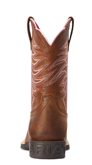 Youth Firecatcher Western Boot Rowdy Brown