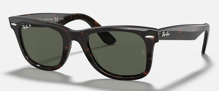 Wayfarer Tortoise w/ Green Polarized