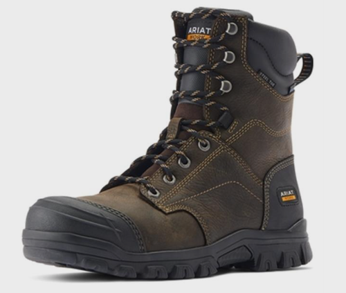 Treadfast 8" H20 Steel Toe Dark Brown