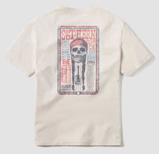 Outlaw Country SS Tee - Linen