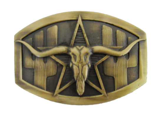 Saguaro Cactus Longhorn Buckle