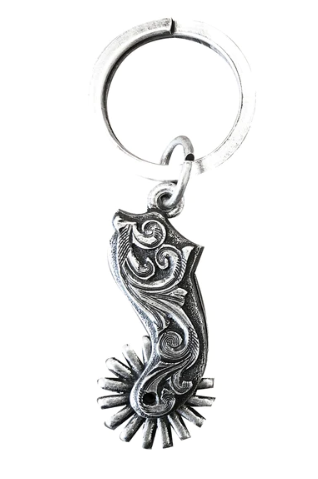 Scrolled Spur Keychain | Dallas Wayne Boot Company