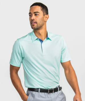 Grayton Heather Polo - Reef