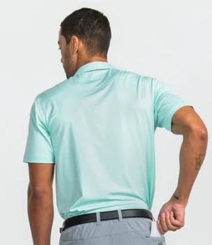 Grayton Heather Polo - Reef