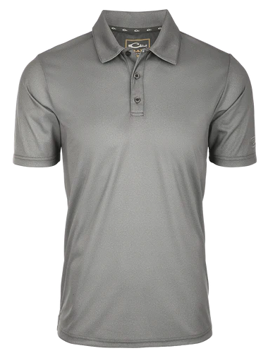 Heather Polo S/S Castlerock Grey