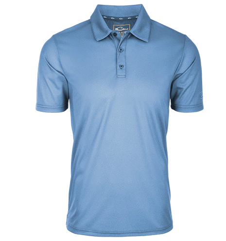 Heather Polo S/S Marina Blue