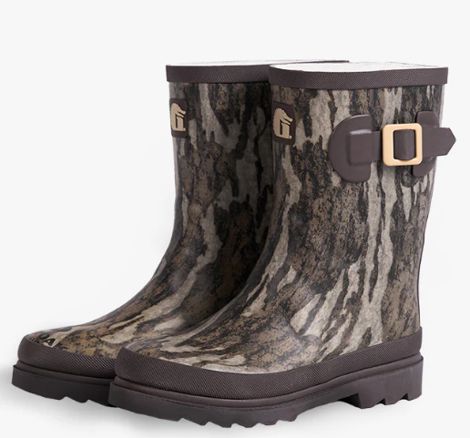 Youth Rain Boots - Mossy Oak Bottomland