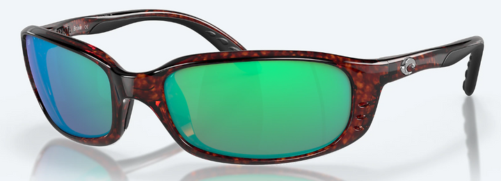 Brine Polarized Sunglasses - Tortoise Green Mirror 580G
