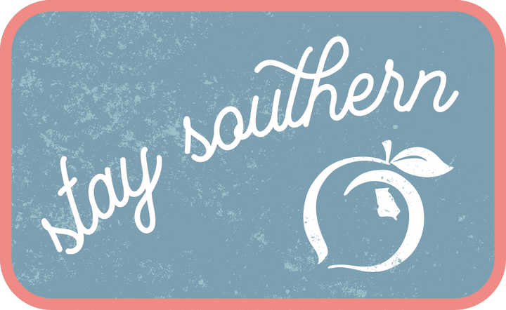 Stay Southern Decal Blue Jean