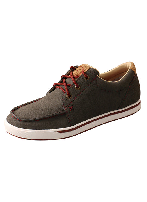 Women's Casual Kicks Dark Grey/Barn Red