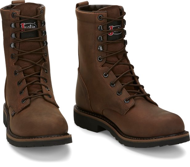 Drywall Lace-Up Steel Toe 8"