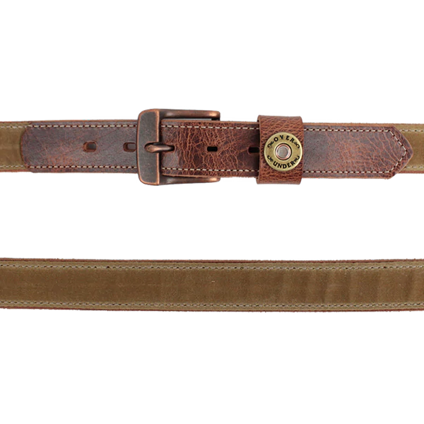 The Tan Waxed Canvas Belt