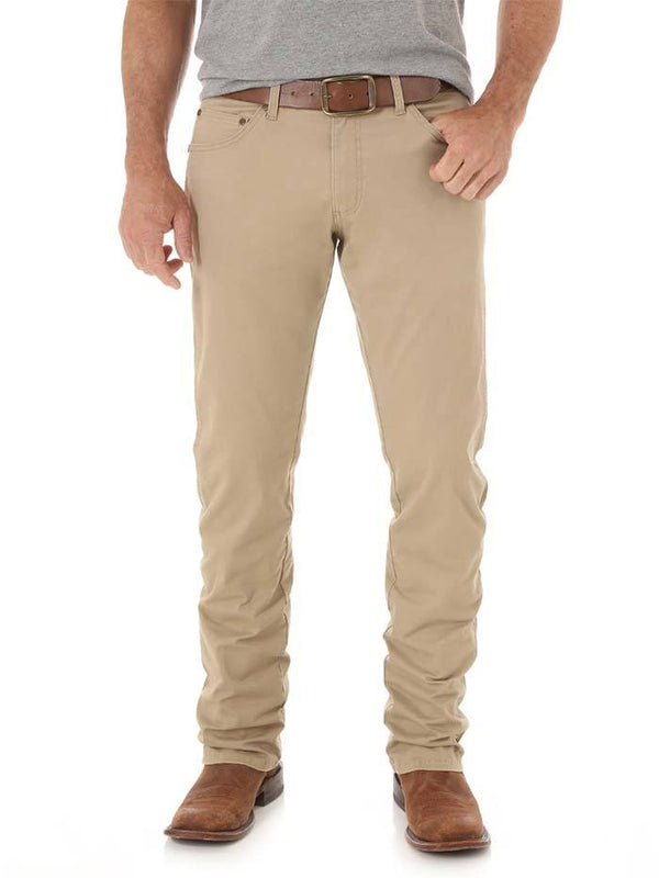 Wrangler Retro Premium Slim Fit Straight Jean - Khaki