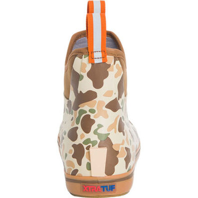 Men's 6" Ankle Deck Boot - Duck Camo
