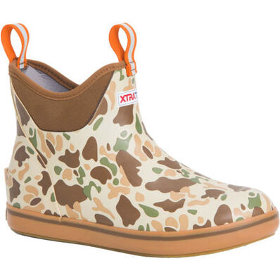 Men's 6" Ankle Deck Boot - Duck Camo