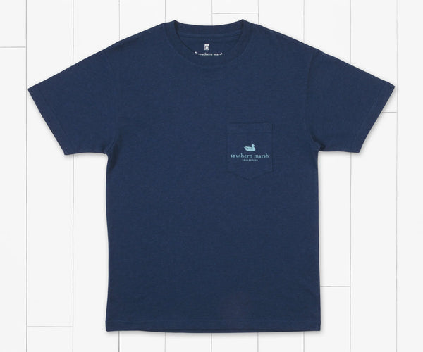 Youth Liberty Eagle Tee - Navy