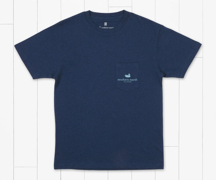 Youth Liberty Eagle Tee - Navy