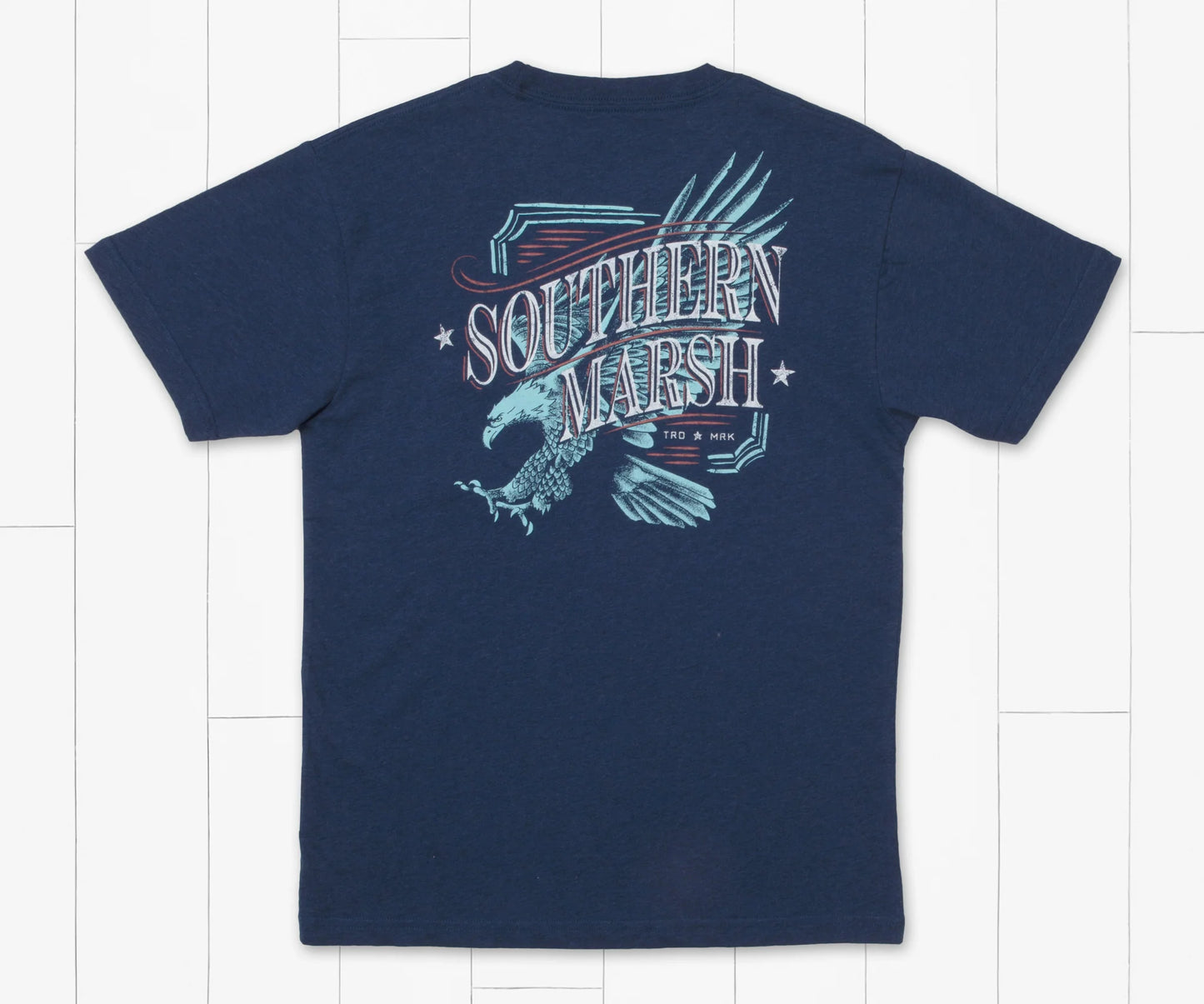 Youth Liberty Eagle Tee - Navy