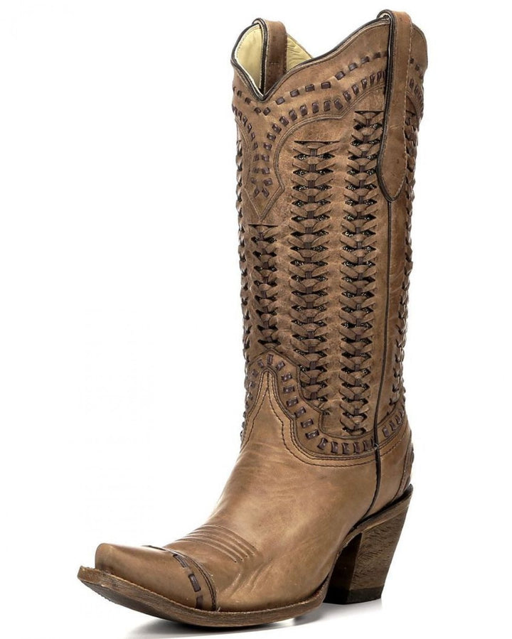 Corral Braided Shaft With Glitter Boot