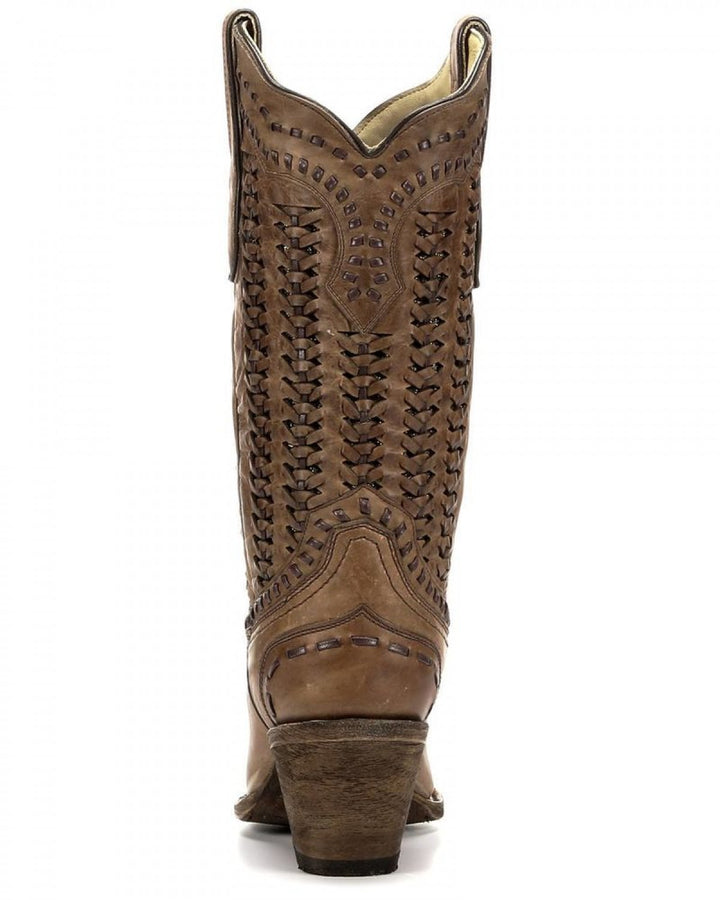 Corral Braided Shaft With Glitter Boot