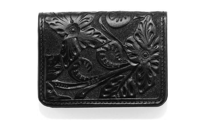 Silver Creek Black Las Flores Bi-Fold Wallet