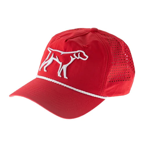 Fieldstone Golf Hat - Red/White