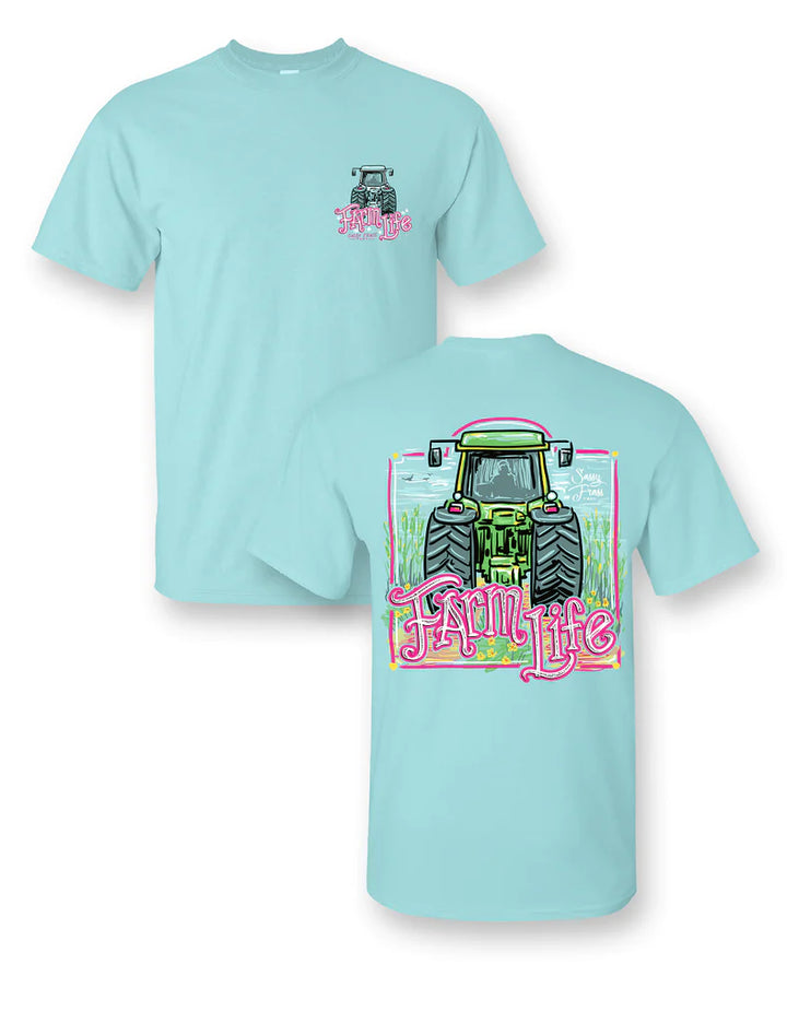 Farm Life Tee - Sky