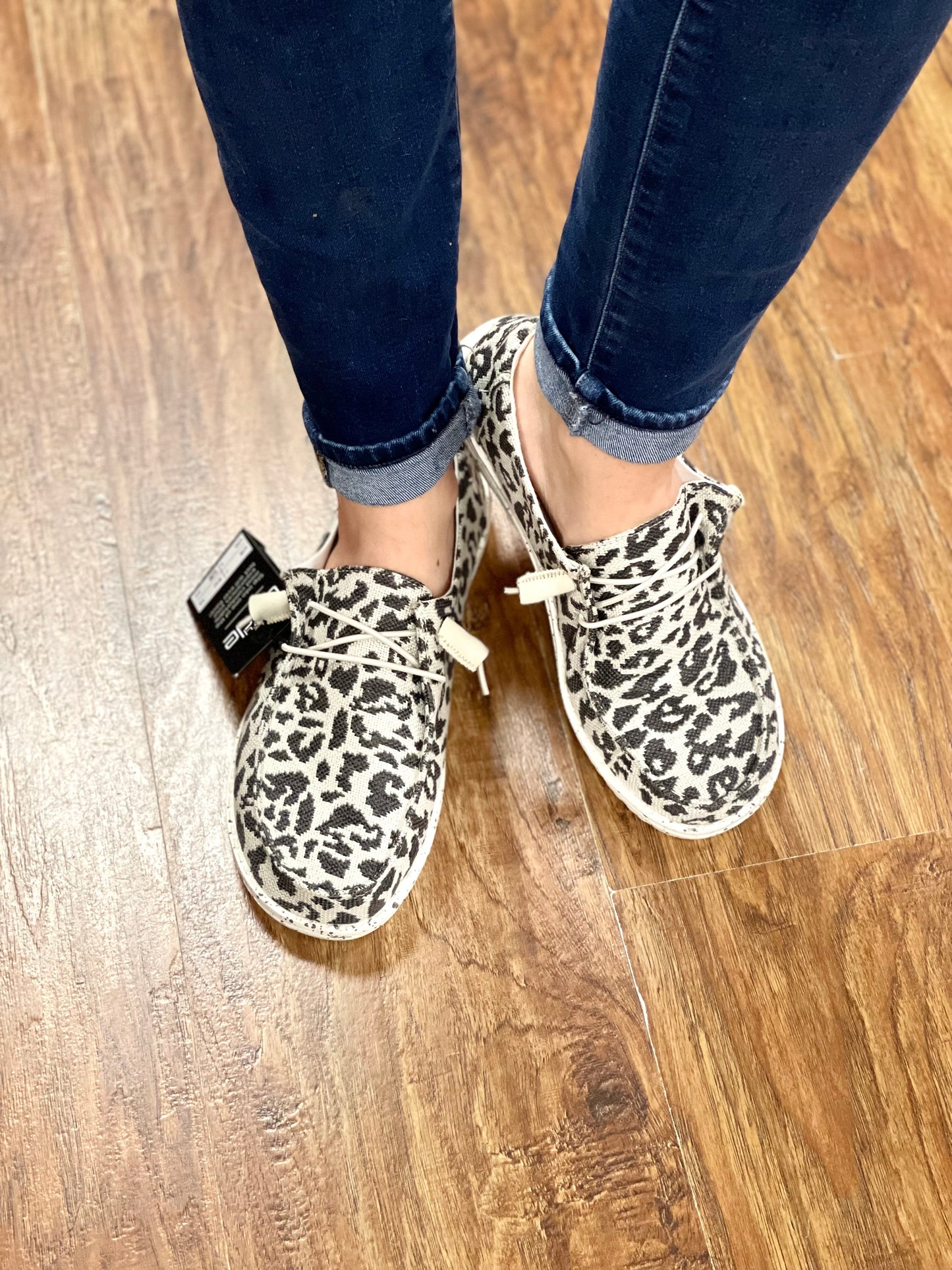 Wendy Woven Cheetah Grey