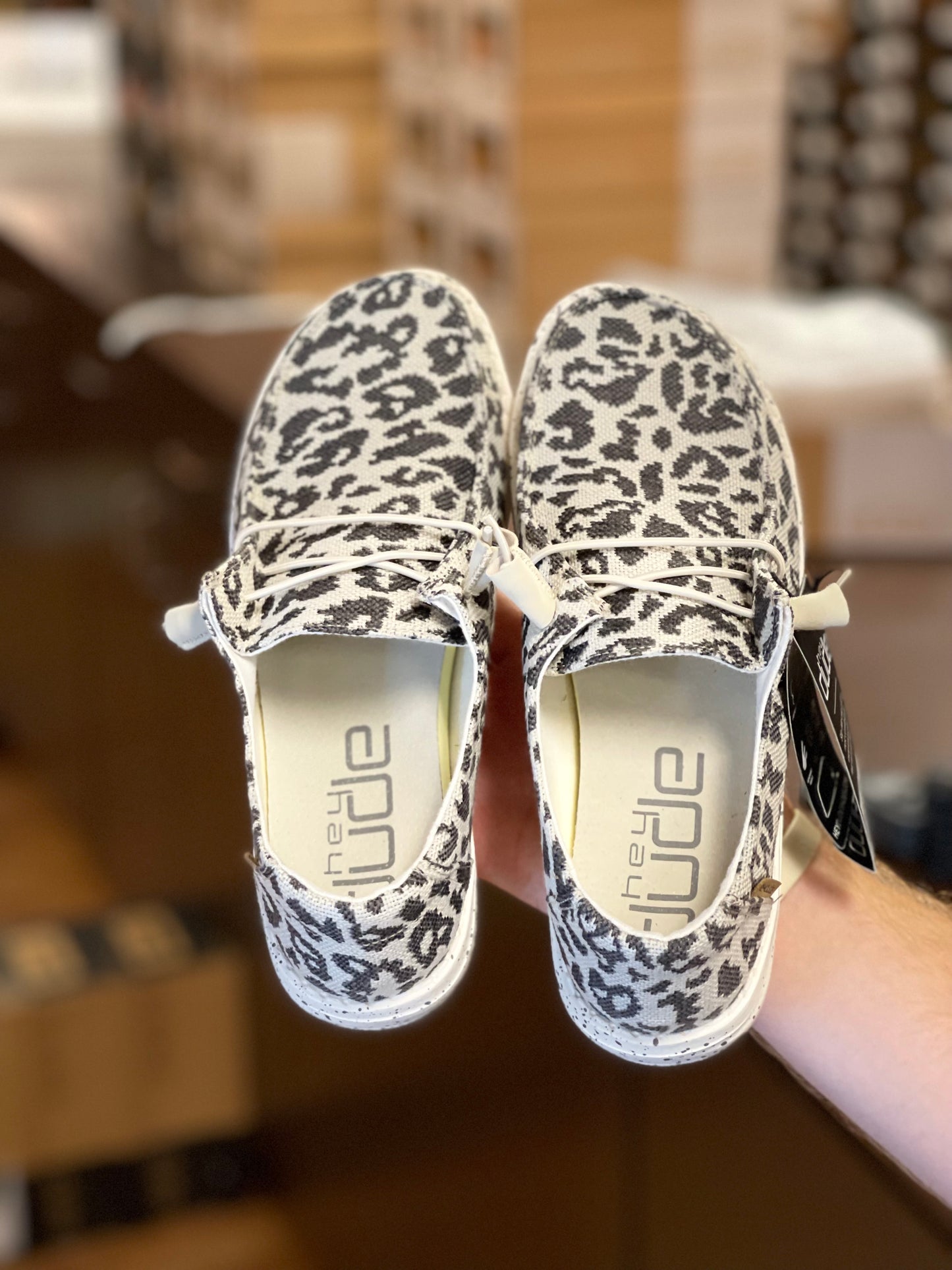 Wendy Woven Cheetah Grey