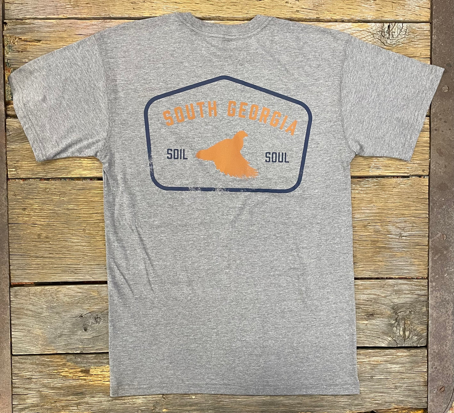 Retro Georgia Quail Gray