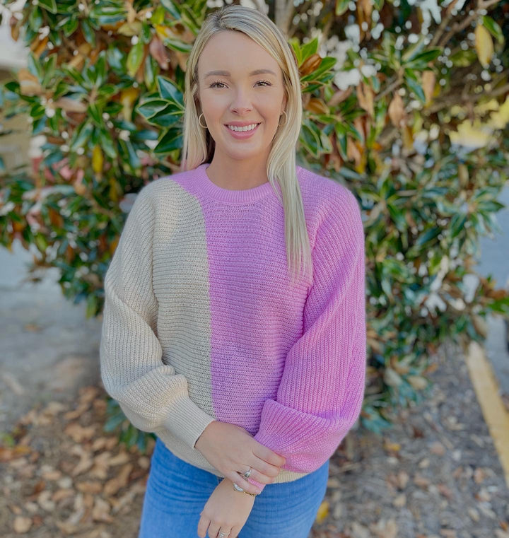 Pink Maple Oversized Sweater